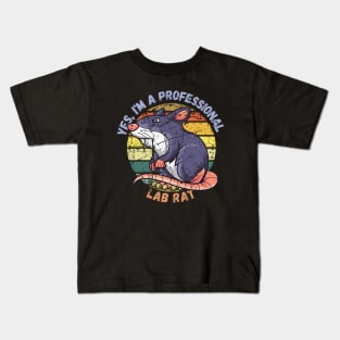 Yes, I'm A Professional Lab Rat Kids T-Shirt